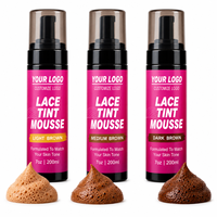 Mousse Teintante pour Dentelle Marque Privée – Finition Naturelle pour Perruques en Dentelle, S'adapte à la Teinte de Votre Peau – Brun Clair, Moyen, Foncé