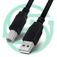 Cable USB para impresora de sincronización de datos, Cable negro de plomo de 3m, 2,0 AM a BM, productos de venta directa de fábrica