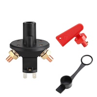 Interruptor Rotatorio de Desconexión de Batería 12V 24V de Alta Corriente para Coche, RV, Yate, Marino, Piezas de Modificación Anti-Fugas