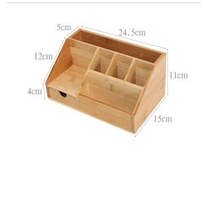 Modern Standing Type Rectangular Wooden Cutlery Holder Single Deep Compartments <b>for</b> Storing Utensils Neatly Safely Waterproof - Product Image 4