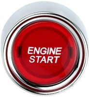 Bouton de démarrage du moteur de voiture DC 12V 50A rouge, interrupteur lumineux de démarrage du moteur de voiture, interrupteur à poussoir de démarrage, interrupteur d'allumage pour course sportive (ON)-OFF