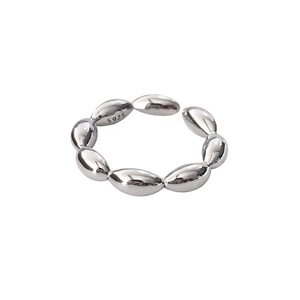 S925 Sterling Silver Olive Oval Teardrop <b>Opening</b> <b>Ring</b> For Women Fashion Jewelry Gift - Product Image 4