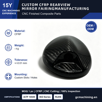 Coque de rétroviseur latéral en fibre de carbone pour véhicule sportif, garniture de remplacement pour coque de rétroviseur extérieur