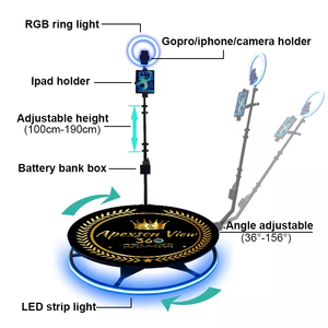 Bệ Xoay Xoay 2023 Độ Di Động Mới Bán Chạy 360 Máy Ảnh Kinh Doanh Gian Hàng Máy Quay <span class=keywords><strong>Video</strong></span> Bán Hàng Tự Động - Product Image 2