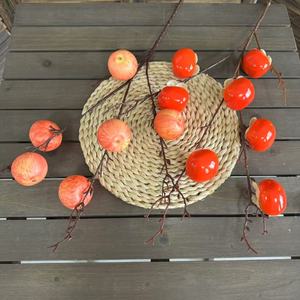 ดอกไม้ผลไม้ทับทิมจำลองของตกแต่งบ้านในปีใหม่จีนลูกพลับพลาสติกกันน้ำน้ำหนักเบา - Product Image 2