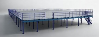 Offre Spéciale Usine : Étagère de Mezzanine Industrielle Robuste en Acier Q235B – Unité Métallique Réglable pour Stockage
