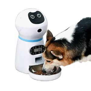 3,5L intelligenter Haustierfutter Hundfutter automatischer Spender Hundfutter-Timerung Futterschale automatischer Fütterer