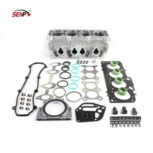 Senpei tự động Bộ phận động cơ 1.6L xi lanh đầu & miếng đệm Kit phù hợp cho VW GOLF Audi A3 Leon bse BSF 038103085e 06b103171b