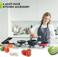Mandoline de cuisine 12-en-1 en plastique alimentée par USB, coupe-fruits et légumes, hachoir à oignon, trancheuse à légumes, outils portables pour la maison