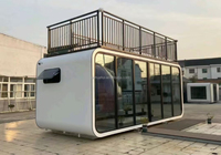 Cabine Apple, design chinois, maison-conteneur en aluminium à énergie solaire pour hôtel, détachable, parcs