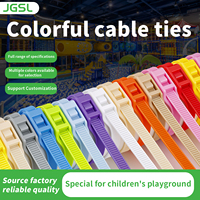 JAGASL Attaches de câble amovibles en plastique nylon de haute qualité pour aire de jeux intérieure