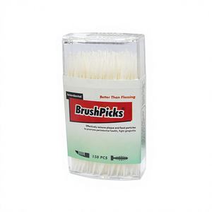 Palillos de Dientes Desechables de Plástico Color Marfil, 150 Unidades, Contenedor Ovalado, Personalizables, Multiusos, Calidad Garantizada - Product Image 1