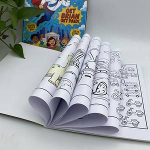 <span class=keywords><strong>Livre</strong></span> de coloriage pour enfants, personnages de dessins animés d'animaux, cadeau pour enfants, <span class=keywords><strong>livre</strong></span> d'activités de coloriage anti-stress, vente en gros Fangda - Product Image 5
