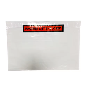 Busta Trasparente Personalizzata Impermeabile con Chiusura Autoadesiva per Etichette di Spedizione e Liste di Imballaggio, Ecologica - Product Image 6