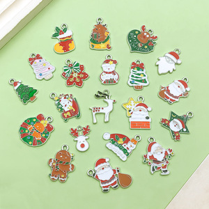 2025 Latest Christmas Collection DIY Accessory Pendant Featuring Reindeer Snowman Santa Claus Fresh <b>Sweet</b> Party <b>Gift</b> <b>Box</b> - Product Image 1