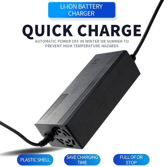 24v 36V 48V 72V 84V Lithium Ion Lifepo4 E-bike 3A 4A 5A 10A 60 Volt Electric Scooter Battery Charger