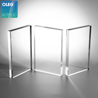 Plaques acryliques transparentes en PMMA coulé OLEG, prix fabricant, 1,8-50 mm, 4*8, 4*6 pieds