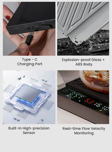 2kg/0,3g Visual isierte Echtzeit-Brüh metriken mit unübertroffenem Wert 4 in 1 Modi Gießen Sie über <span class=keywords><strong>Mini</strong></span> <span class=keywords><strong>Smart</strong></span> Coffee <span class=keywords><strong>Scale</strong></span> mit Timer - Product Image 6