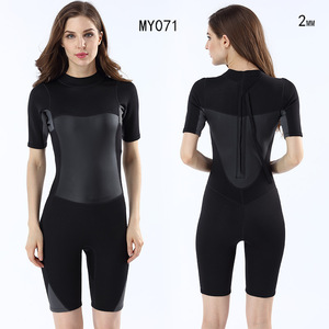 Muta da donna 3mm muta corta da Surf in Neoprene per sport acquatici