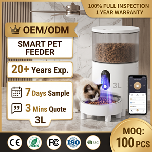 Comedero Inteligente Moderno para Mascotas de 3L con WiFi, Control Remoto por Aplicación Móvil, Batería Recargable, Dispensador de Comida Seca con Doble Cámara para Perros - Product Image 1