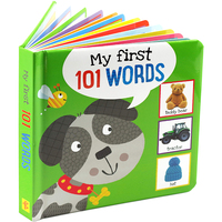 Livre éducatif écologique en carton imprimé personnalisé pour enfants, livre de lecture pour petits animaux de haute qualité
