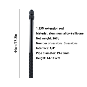 Bundle de temps de balle de bâton d'extension de <span class=keywords><strong>Selfie</strong></span> en Fiber de carbone de haute qualité 3m Compatible avec In/sta360 One X2 One X3 - Product Image 2
