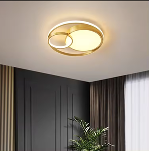 Nueva llegada redonda inteligente sala de estar accesorios acrílico candelabro colgante moderno LED luces de techo - Product Image 2