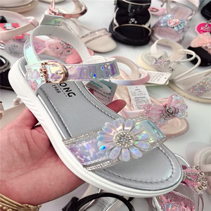 Nouvelle mode d'été Chaussures <span class=keywords><strong>de</strong></span> princesse à nœud, antidérapantes, à fond souple Chaussures <span class=keywords><strong>de</strong></span> <span class=keywords><strong>danse</strong></span> pour filles Sandale pour enfants - Product Image 3