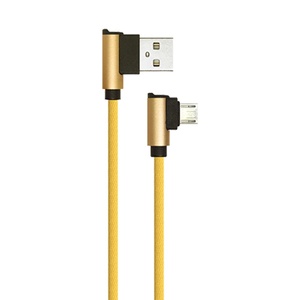 Cable micro USB - cable tipo L de 1 m, diseñado para carga y transferencia de datos, fabricado en material resistente y - Product Image 1