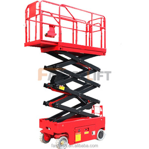 半電動モバイルシザーリフト 5m 6m 6.8m ミニ油圧作業台 - Product Image 4