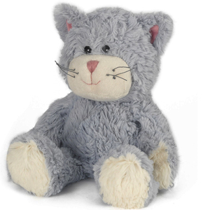 Chat en peluche micro-ondable parfumé à la lavande, 50 cm, jouet avec pierre de graine, billet de 85 cm, peluche micro-ondable, avec tampon chauffant - Product Image 1