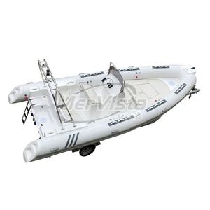 プレミアムホワイトグラスファイバーリブハルボート 680cm スムーズな航海と釣りのためのホットアイテム - Product Image 5