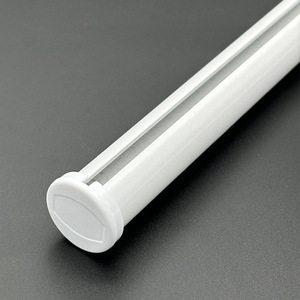Riel para cortinas en forma de U, de aleación de aluminio blanca, 6 metros, doble apertura, accesorio de viga inferior para persiana enrollable - Product Image 2