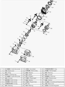 Caja de Engranajes Planetarios de Alta Precisión de la Serie BAB de Acero Inoxidable de Alto Torque y Baja Holgura para Brazo Robótico, Equipos de Automatización CNC - Product Image 3