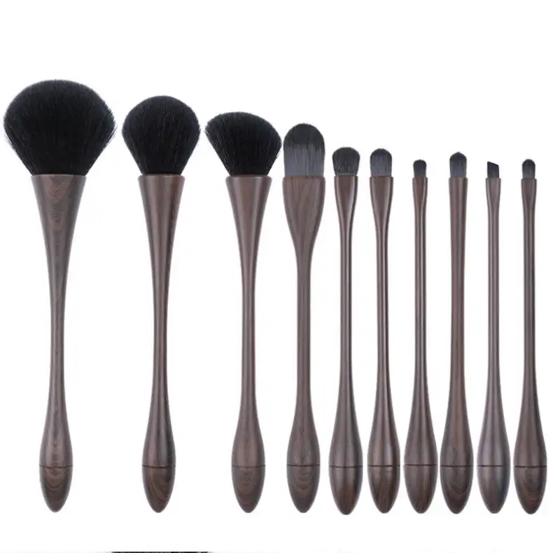 10 Pcs Small Waist Series best professional makeup gift brush set best contour brush for nose smudge angled blush eye brushes