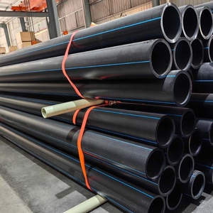 ท่อ HDPE รับรองมาตรฐาน WRAS เชื่อมต่อด้วยความร้อน PN10 PN16 PN20 ขนาด 110 มม. 200 มม. 400 มม. ผลิตจากเม็ดพลาสติกบริสุทธิ์ 100% สำหรับงานใต้ดินและงานเทศบาล - Product Image 3