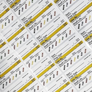 溶解可能な食品ラベル 3x2 インチ 水溶性ステッカーロール キッチン用食品回転ラベル できない 残留物書き込み可能 環境に優しい 250枚 - Product Image 4