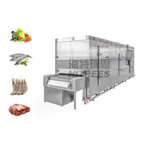 Good Price Shrimp Quick Blast Freezing Type Iqf Tunnel Freezer For Seafood Fish Spring Roll Fish Fillet Prawns