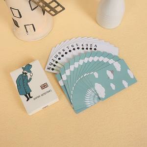 Cartes <span class=keywords><strong>à</strong></span> Jouer <span class=keywords><strong>de</strong></span> Luxe Personnalisées avec Logo Imprimé, Écologiques et Imperméables, Jeu <span class=keywords><strong>de</strong></span> Cartes en Papier Noir Classique 54 - Product Image 3