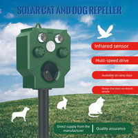 Répulsif d'animaux à capteur grand angle longue portée, dissuasif pour oiseaux avec système de protection double