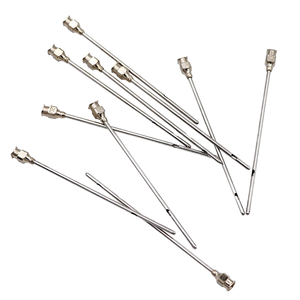 เข็มฉีดนมวัวสำหรับสัตวแพทย์ ยี่ห้อ Surtechs สำหรับป้อนนม ป้องกันโรคหลอดนมอักเสบ ใช้สำหรับฉีดยา  แบบล็อค Luer ผลิตจากเหล็กกล้าไร้สนิมสำหรับการผ่าตัด ใช้ซ้ำได้ - Product Image 1