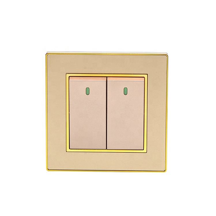 Luxury Design Wall Switch 1/2/3gang 1/2way UK Standard Light Switch Electrical Supplies for House