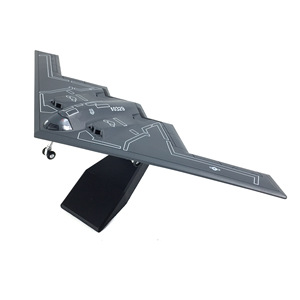 2025 Best Seller 1:200 Avión de combate de metal Modelo de bombardero <span class=keywords><strong>invisible</strong></span> de fantasma de B-2 Aviones de modelo fundido a presión con soporte WW2 Modelos de pasatiempo - Product Image 4