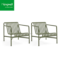 Ensemble de jardin scandinave moderne en aluminium, pour repas en plein air, barbecue, salon de thé, chaises de loisirs chics