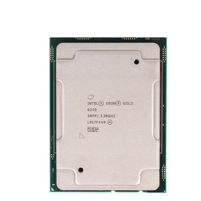 XEON GOLD 6246 CPU 12 CORE 3.30GHZ 24.75MB L3 CACHE 165W FCLGA3647 PROCESSOR
