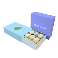 Caja de Embalaje de Lujo Personalizada con Logotipo, Cajas de Papel para Galletas, Postres y Dulces con Separadores e Insertos