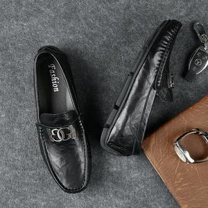 Zapatos de Conducir de Venta Directa de Fábrica, Ligeros, Fáciles de Usar, Casuales, de Negocios, de Cuero - Product Image 3