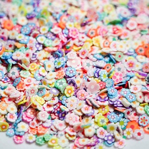 CHENXI DIY Craft Slime Filler Multiple Forme Polymère Argile Tranches Patte De Chat Fruit Fleur Polymère Argile Sprinkles - Product Image 5