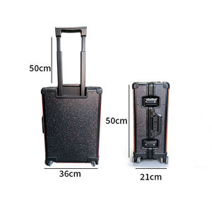 กระเป๋าเดินทางแบบล้อลากคาร์บอนไฟเบอร์ขนาด 20 นิ้ว รับผลิตแบบ OEM/ODM  โครงอะลูมิเนียม ดีไซน์ทันสมัย สำหรับทุกเพศ  ขายตรงจากโรงงาน - Product Image 3