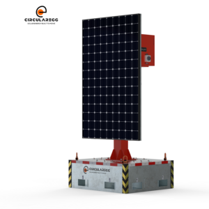 En stock : Tour de sécurité solaire pour applications routières avec système de batterie 25,6 V - Product Image 3